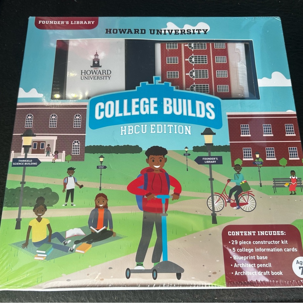 Howard University College Builds HBCU Edition Toy Set - Teal & Red